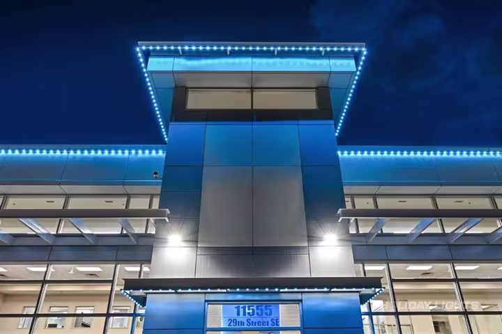 Permanent holiday lights installation in Pennsylvania