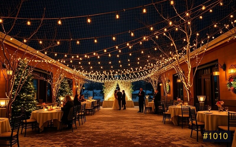 Custom Events holiday lighting
