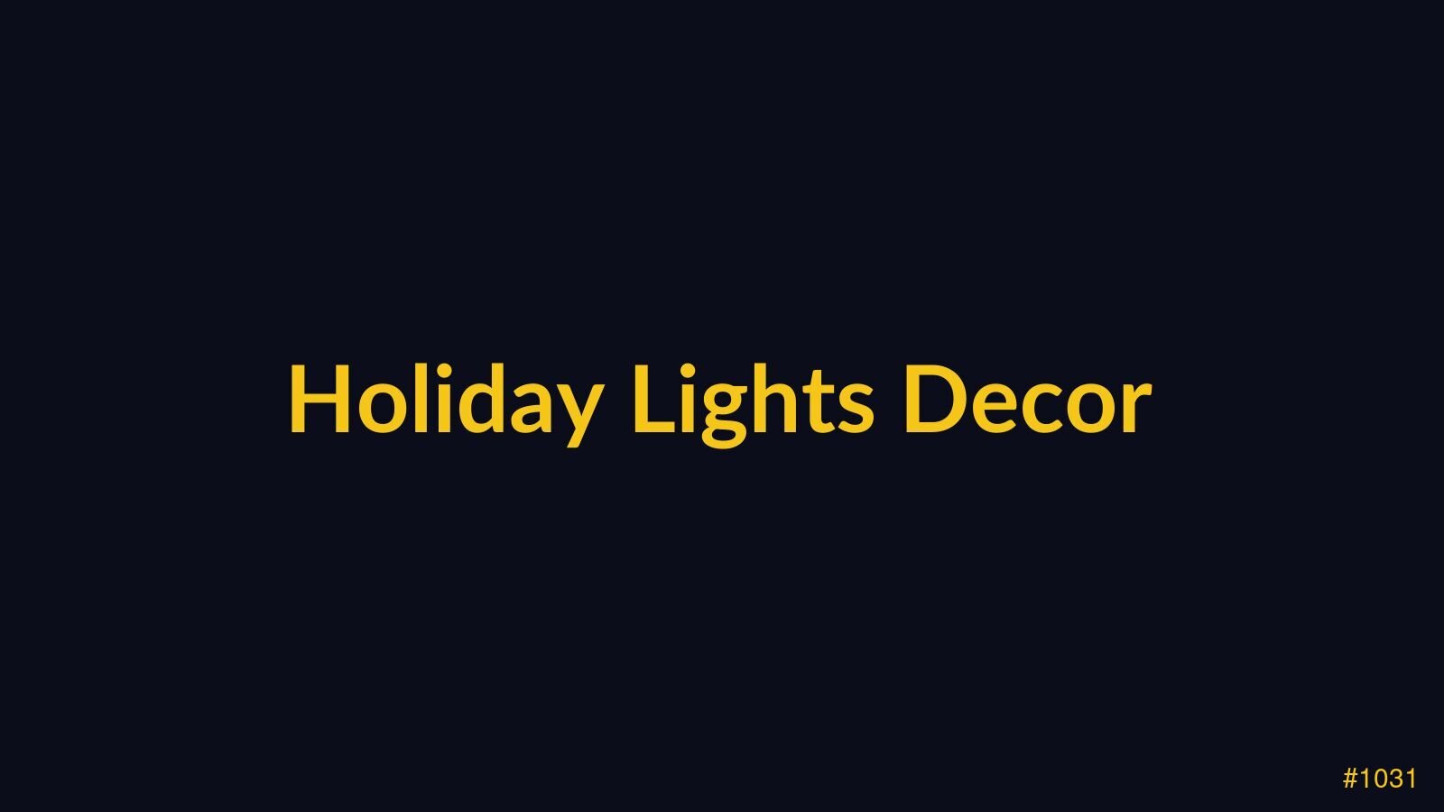 Christmas light installation in Westtown