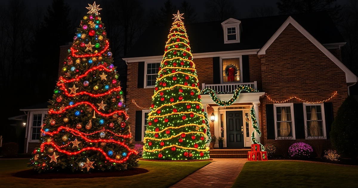 Multi-Color Christmas Light Themes: Creating Cohesive Displays with Bold Palettes