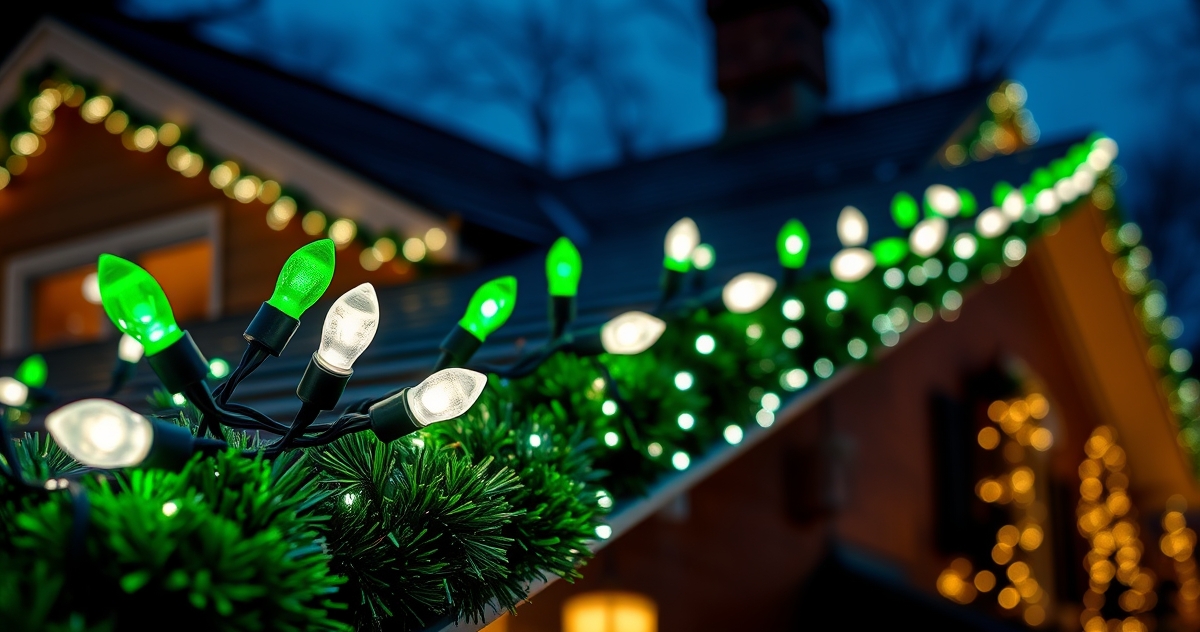 Red and White Light Combinations: Candy Cane Themes and Patriotic Elegance