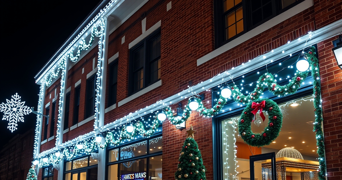 Storefront Holiday Displays: Commercial Christmas Lighting That Drives Business